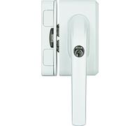 ABUS Sécurité Supplémentaire pour Fenêtres FO500N AL0145 - Verrou de Fenêtre avec Cylindre à Poussoir, à Verrouillage Identique - Niveau de Sécurité 10 - 71330 - Blanc