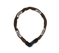 Abus Serrure à chaîne Tresor 1385 - Serrure à Combinaison en Acier trempé - chaîne carrée de 7 mm d'épaisseur - Niveau de sécurité 7-85 cm - Marron