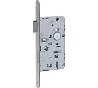 ABUS Serrure à larder pour portes de chambre ES BB R S 55 72 20-61663, argentée