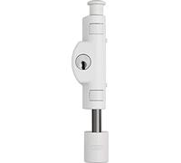ABUS Serrure de Fenêtre FTR90 W AL0125 - Verrou de Fenêtre avec Pêne en Acier Inoxydable, à Verrouillage Identique - Niveau de Sécurité 4 - 77072 - 50 mm - Blanc