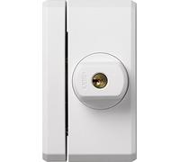 ABUS Serrure de Fenêtre FTS96 - Verrou avec Mécanisme de Verrouillage via Bouton Rotatif, Verrouillage Différent - Niveau de Sécurité 10 - 11209 - Blanc