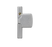 ABUS Serrure de Fenêtre Supplémentaire FTS206 AL0125 - Serrure de Fenêtre avec Verrouillage en Deux Étapes, à Verrouillage Identique - Niveau de Sécurité 10 - 44473 - Argent