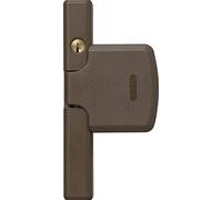 ABUS Serrure de Fenêtre Supplémentaire FTS206 AL0145 - Serrure de Fenêtre avec Verrouillage en Deux Étapes, à Verrouillage Identique - Niveau de Sécurité 10 - 37392 - Marron