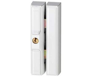 ABUS Serrure de Fenêtre Supplémentaire FTS88 AL0125 - Serrure avec 2 Pênes en Acier à Crochet, à Verrouillage Identique - Niveau de Sécurité 9 - 31739 - Blanc