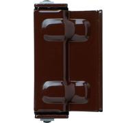 ABUS Serrure de Fenêtre Supplémentaire SW2 - Serrure de Fenêtre pour Montage sans Perçage du Châssis de Fenêtre - Niveau de Sécurité 3 - 32335 - Marron