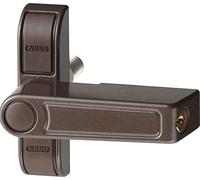 ABUS Serrure de sécurité supplémentaire pour fenêtre 2410 AL0089 - Verrou de sécurité avec verrou pivotant pour fenêtre à simple battant - Niveau de sécurité ABUS 6 - 89617 - Marron