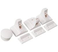 ABUS Serrure Magnétique Invisible pour Portes et Tiroirs - 3 Pièces, Blanc