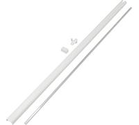 ABUS Set de Barres Anti-Effraction pour Fenêtres FOS/FSA - Barres de Verrouillage pour Serrures FOS550/A, FOS650/A et FSA3550 - 12026 - Longueur 118 cm - Lot de 2 - Blanc