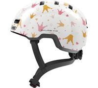 Abus - Skurb Kid - Casque vélo enfant White Crowns - M (50 - 55 cm)