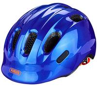 ABUS Smiley 2.1 Casque Vélo Enfant - Casque pour Enfant avec Lumière Arrière - Pour Filles et Garçons - Bleu, Taille S