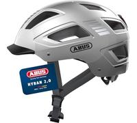 ABUS Casque de vélo Hyban 2.0 Signal – coque dure en ABS, feu arrière – XL (58–63 cm)