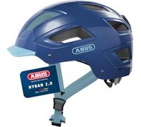 ABUS Casque de ville Hyban 2.0 – feu arrière, coque dure en ABS, bonne forme, pour femmes et hommes