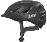 ABUS Stadtthelm Urban-I 3.0 - Casque de vélo avec feu arrière, visière et fermeture magnétique - pour femmes et hommes