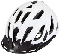ABUS Casque de ville Urban-I 3.0 - casque de vélo avec feu arrière, visière et fermeture magnétique - pour hommes et femmes