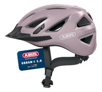 ABUS Stadtthelm Urban-I 3.0 - Casque de vélo avec feu arrière, visière et fermeture magnétique - pour femmes et hommes