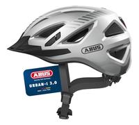 ABUS Stadtthelm Urban-I 3.0 - Casque de vélo avec feu arrière, visière et fermeture magnétique - pour femmes et hommes