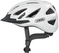 ABUS Casque de ville Urban-I 3.0 - casque de vélo avec feu arrière, visière et fermeture magnétique - pour hommes et femmes