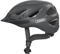 ABUS Stadtthelm Urban-I 3.0 - Casque de vélo avec feu arrière, visière et fermeture magnétique - pour femmes et hommes