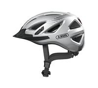 ABUS Stadtthelm Urban-I 3.0 - Casque de vélo avec feu arrière, visière et fermeture magnétique - pour femmes et hommes