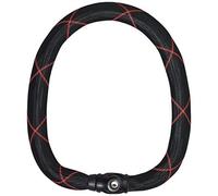 ABUS Steel-O-Chain Ivy 9210 Serrure de chaîne, noir-rouge, taille 140 cm pour Hommes