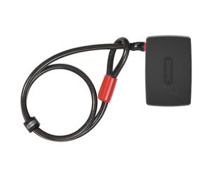 ABUS Système d'alarme mobile Alarmbox 2.0 qui vous permet d'intégrer des chaînes et des câbles ; sécurise les vélos, les poussettes, les scooters électriques et les scooters, alarme intelligente 100 dB, noir