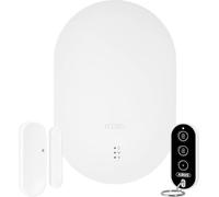 ABUS Système d'alarme sans Fil Smartvest Pro - Kit de démarrage avec Centrale, détecteur d'ouverture, sirène, télécommande et Application Gratuite - Système d'alarme pour Maison et Appartement