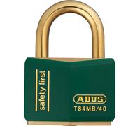 ABUS - T84MB/40 40mm Green Safety First Cadenas inoxydable - ABUT8440GRE