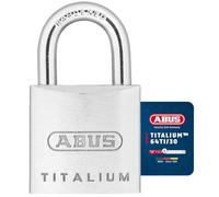 ABUS Titalium AB64TI/30 - corps de cadenas en aluminium spécial - anse en acier trempé - de sécurité ABUS 4 - argent, gris, 30mm