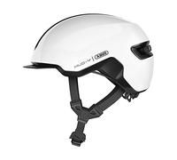 ABUS Casque vélo urbain Hud-Y Shiny White Blanc Taille M (54-58 cm)