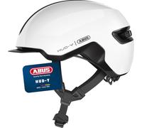 Abus Hud-y Urban Helmet Blanc L Shiny White