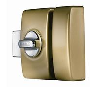 Verrou D6 ABUS cylindre-bouton bronze avec cales - 45mm