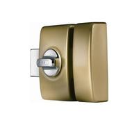 Abus Verrou 83 CB45 F9 C – cylindre et bouton 45 mm – bouton sans vis aluminium – satin chromé