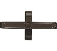 ABUS Verrou de sécurité supplémentaire pour fenêtre 2420 AL0145 - Serrure de sécurité avec verrou pivotant pour fenêtre à double battant - Niveau de sécurité ABUS 6 - 89635 - Marron