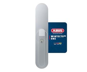 ABUS WINTECTO One Moteur intelligent pour fenêtres, portes de balcon et de terrasse - avec fonction alarme - montage simple sans perçage - argent, même L0145)