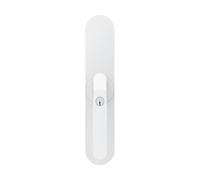 ABUS WINTECTO One - Poignée de fenêtre motorisée intelligente avec alarme, pour fenêtres et portes-fenêtres - installation facile sans perçage - blanc - fermeture différente