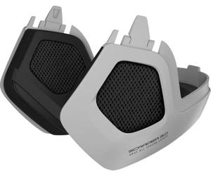 ABUS Winterkit Scraper 3.0, Cache-oreilles et Bonnet de Casque, Blanc, Taille M