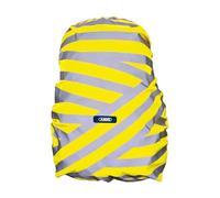 ABUS Protection pluie réfléchissante pour sacs à dos - Lumino X-Urban Cover - housse de sac à dos imperméable & visible - jaune/argent