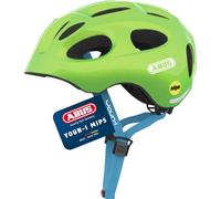 ABUS Youn-I MIPS Casque Vélo Enfants - Casque de Vélo Moderne pour Enfants - Pour Filles et Garçons - Vert, Taille M