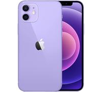 ABUSVEX Verre arrière de rechange OEM compatible avec iPhone 12 6,1" tous les transporteurs avec adhésif préinstallé et kits d'outils de réparation pour iPhone 12 (violet)