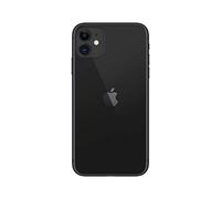 ABUSVEX Vitre arrière de rechange d'origine compatible avec iPhone 11 6,1" tous les transporteurs avec adhésif préinstallé et outil de réparation 11 (noir)