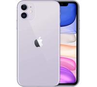 ABUSVEX Vitre arrière de rechange d'origine compatible avec iPhone 11 6,1" tous les transporteurs avec adhésif préinstallé et outil de réparation 11 (violet)
