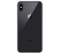 ABUSVEX Vitre arrière de rechange d'origine compatible avec iPhone X 5,8" tous les transporteurs avec adhésif pré-installé et outil de réparation X (noir)