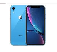 ABUSVEX Vitre arrière de rechange d'origine compatible avec iPhone XR 6,1", tous les transporteurs avec adhésif préinstallé et outil de réparation XR (bleu)