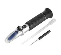 Abuycs Réfractomètre de vin pour tester la préparation du vin de raisin, la fabrication du vin, la mesure de la teneur en sucre dans le jus de raisin d'origine, échelle de 0-40% Brix et 0-25% vol