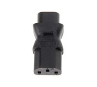 Abwan - - Convertisseur IEC 320 C13 3 broches femelle vers C8 2 broches mâle droite