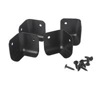 Abwan Holder Protector, Lot de 4 amplificateurs d'angle AMP Boitier de haut-parleur Corner Sound Box Protector 2 trous