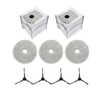 ABWM，Compatible for Ecovacs， Deebot Mini Robot Vacuum Cleaner Accessories Replacement Parts Dust Bag Mop Cloth Side Brush