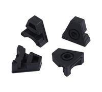 Abxvgsfdve Curseur Toit Ouvrant Kit Réparation 4 Pièces Noir Gauche Droite