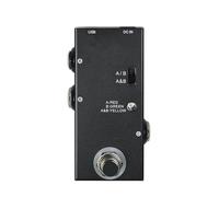 ABY Line Selectors Switches Petite pédale d'effet guitare électrique True Bypass Bass Box facile à utiliser True Bypass Bass Box