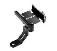 AbyBasil Fixation Phone Deux-Roues pour HON@&DA PCX160, PCX125, PCX150 | Support De Téléphone Portable En Aluminium Pour Moto Avec Fixation Au Guidon(D)